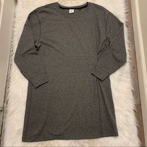 Cabi Women’s Size XL Grey Put-On Sweater Shirt Dress